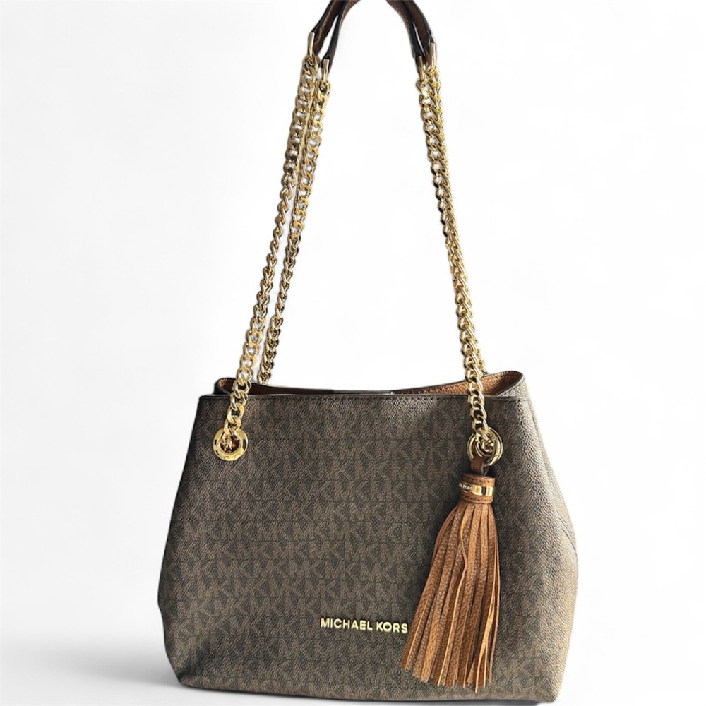 Michael Kors Signature Jet Set Chain Shoulder Bag